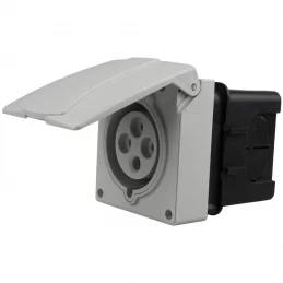 Vestavná zásuvka pod omítku 32 A 4P 400 V IP44 SEZ IZV 3243