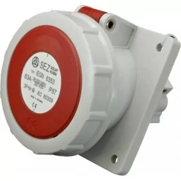 Vestavná zásuvka 63 A 5P 400 V IP67 SEZ IEGN 6353