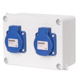 Zásuvková krabice AcquaBOX 2x 230 V 16 A IP54 Famatel 3064