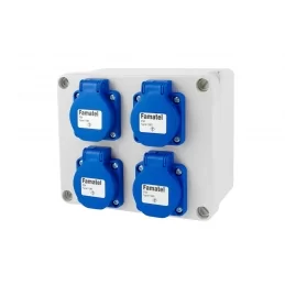 Zásuvková krabice AcquaBOX 4x 230 V 16 A IP54 Famatel 3065