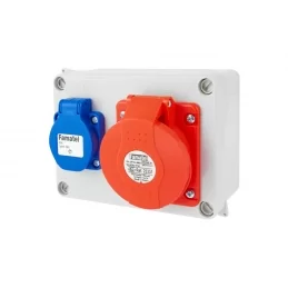 Zásuvková krabice AcquaBOX 1x 230 V + CEE 16 A 5P IP54 Famatel 3067