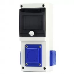 Zásuvková rozvodnice 3x 230 V 16 A SCAME BLOCK 632.2W-001F3