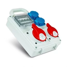 Zásuvková rozvodnice 2x 230 V + CEE 16 A + CEE 32 A 4P SEZ ROS-I 1602