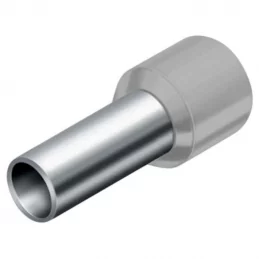 Lisovací dutinka izolovaná 4 mm², délka 10 mm, šedá, Technik Elektro DI 4-10 ŠEDÁ