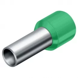 Lisovací dutinka izolovaná 16 mm², délka 12 mm, zelená, Technik Elektro DI 16-12 ZELENÁ