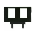 Nosná maska pro 2 datové konektory keystone ABB 5014A-B1018