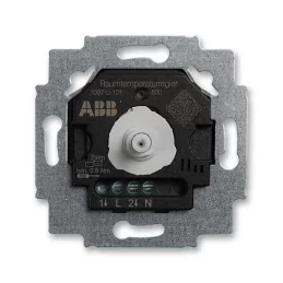 Termostat prostorový otočný s přepínacím kontaktem ABB 2CKA001032A0528