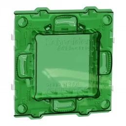 Montážní rámeček plastový s ochranným krytem Nová Unica Schneider NU7002PC