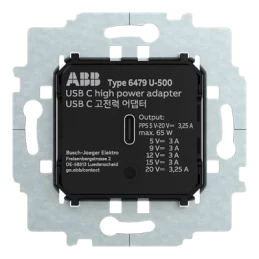 Přístroj nabíjecí USB-C 65 W ABB 2CKA006400A0437