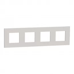 Čtyřrámeček Unica Deco Essentials Light Grey Schneider NU600824