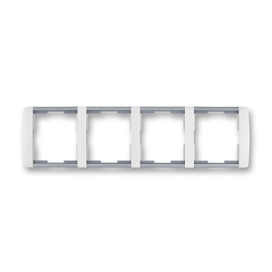Čtyřrámeček Element v elegantní bílé a ledové šedé barvě kombinuje moderní design s praktickým využitím. Umožňuje snadné umístění až čtyř elektrických či datových přístrojů, což oceníte v každém interiéru. Je vyroben z kvalitních a odolných materiálů pro dlouhou životnost a jeho jednoduchá instalace šetří čas. Vytvořte si stylový a funkční prostor, který vyniká elegancí a přehledností.