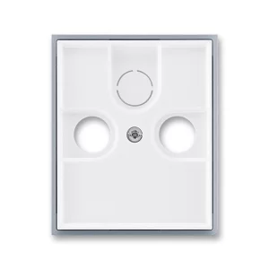 Kryt zásuvky televizní, rozhlasové a satelitní ABB Element 5011E-A00300 04 v elegantní bílé a ledově šedé barvě kombinuje moderní design s vysokou funkčností. Je ideální pro připojení televizních a satelitních zařízení, snadno se instaluje a udržuje. Jeho kvalitní zpracování zaručuje dlouhou životnost, čímž se stává praktickým i stylovým řešením pro každou domácnost. Oživte svůj interiér s tímto atraktivním doplňkem.