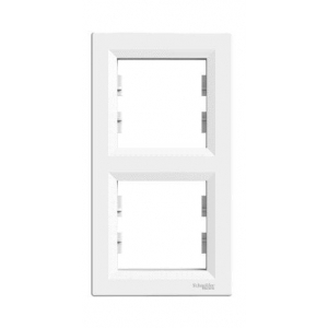 Dvojrámeček Asfora svislý bílá od Schneider EPH5810221 je ideální volbou pro moderní interiéry. Jeho elegantní minimalistický design a neutrální bílá barva snadno zapadnou do jakéhokoli prostoru. Umožňuje přehledné uspořádání elektrických prvků a šetří místo, čímž vytváří čistý vzhled. Snadná instalace a odolný materiál zaručují dlouhou životnost. Vylepšete svůj domov tímto stylovým a funkčním prvkem.
