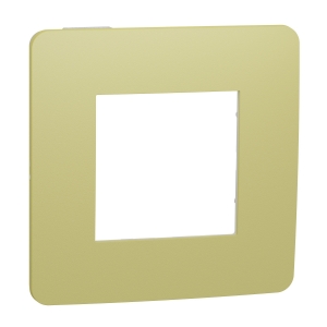 Rámeček Unica Studio Color Light Green/Bílý od Schneider Electric spojuje moderní design s praktickým využitím. Jeho elegantní kombinace svěží zelené a bílé barvy osvěží každý interiér, ať už v obývacím pokoji, ložnici nebo kanceláři. Snadná instalace a vysoká kvalita zaručují dlouhou životnost. Tento krycí rámeček je ideální volbou pro ty, kteří hledají stylové a funkční řešení pro svůj domov. Objednejte si ho ještě dnes a oživte svůj prostor!