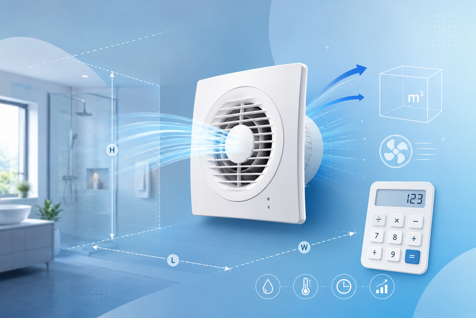 Jak vypočítat výkon ventilátoru